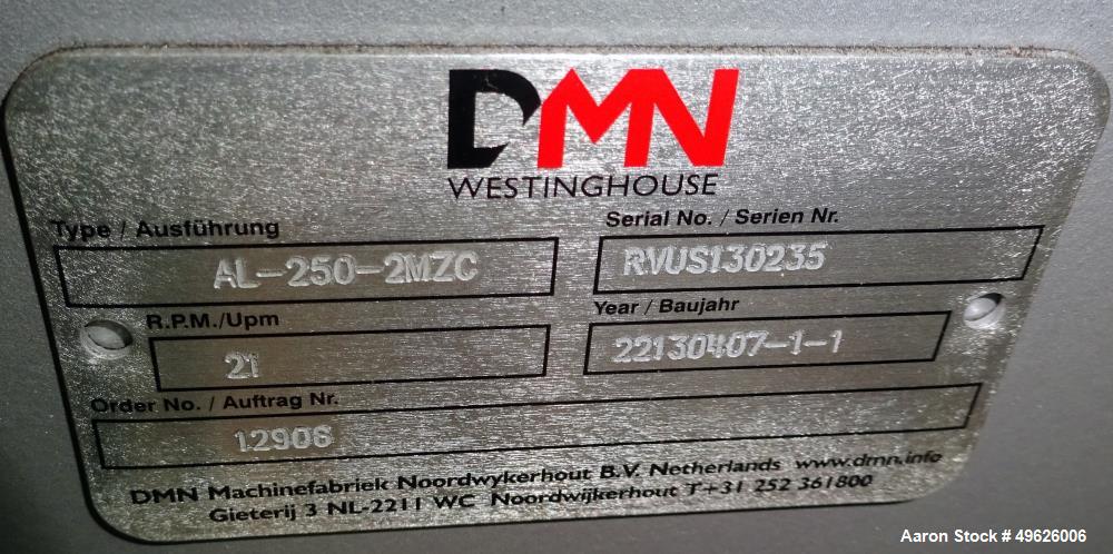Used- DMN Westinghouse Rotary Air Lock With Slide Bars, Model AL-250-2MZC